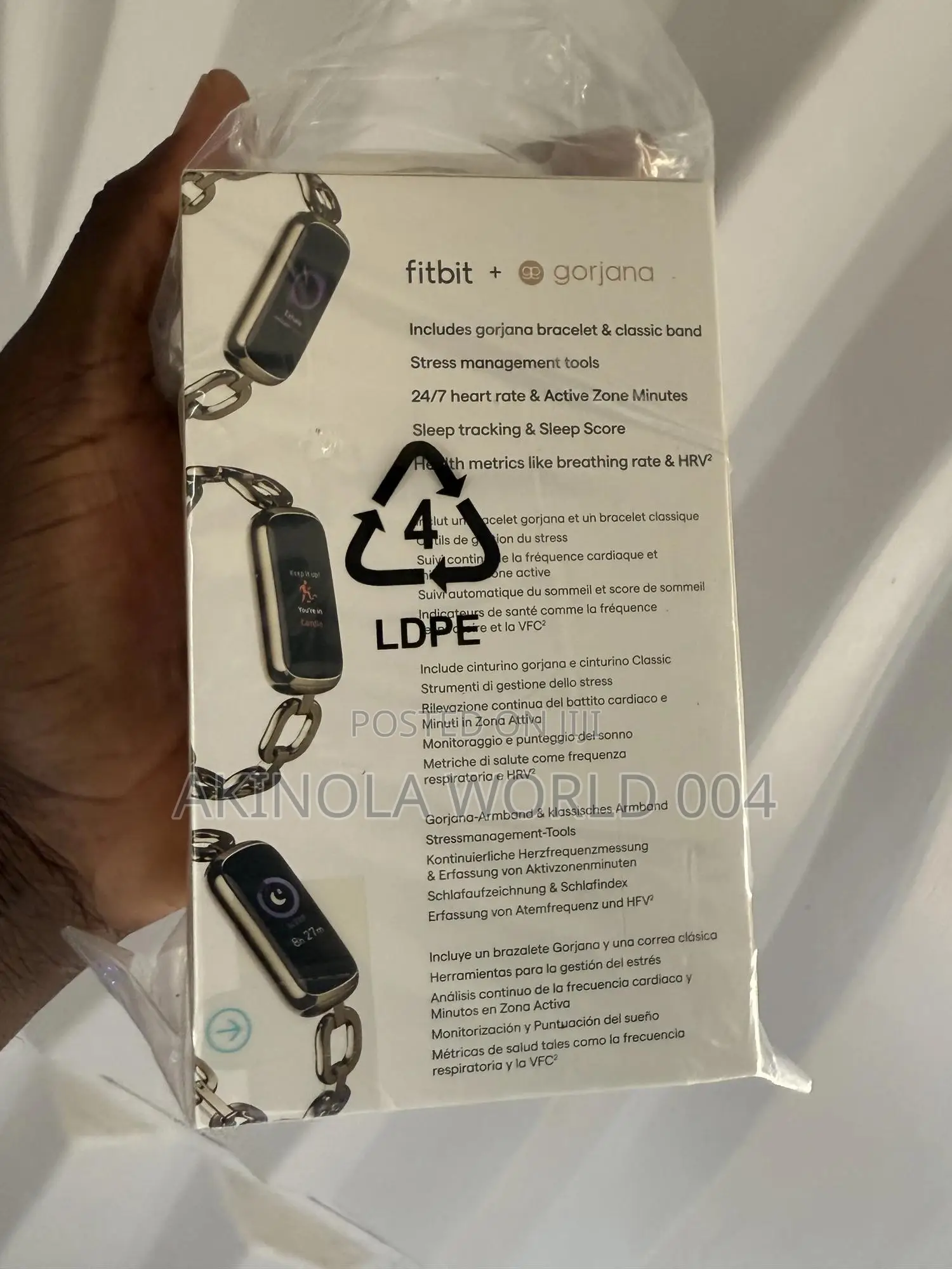 Fitbit Gold Chain Special Watch