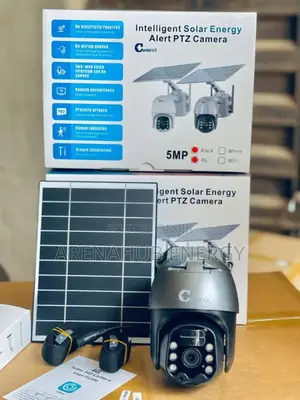 Solar Power Dual Lens PTZ CCTV Camera
