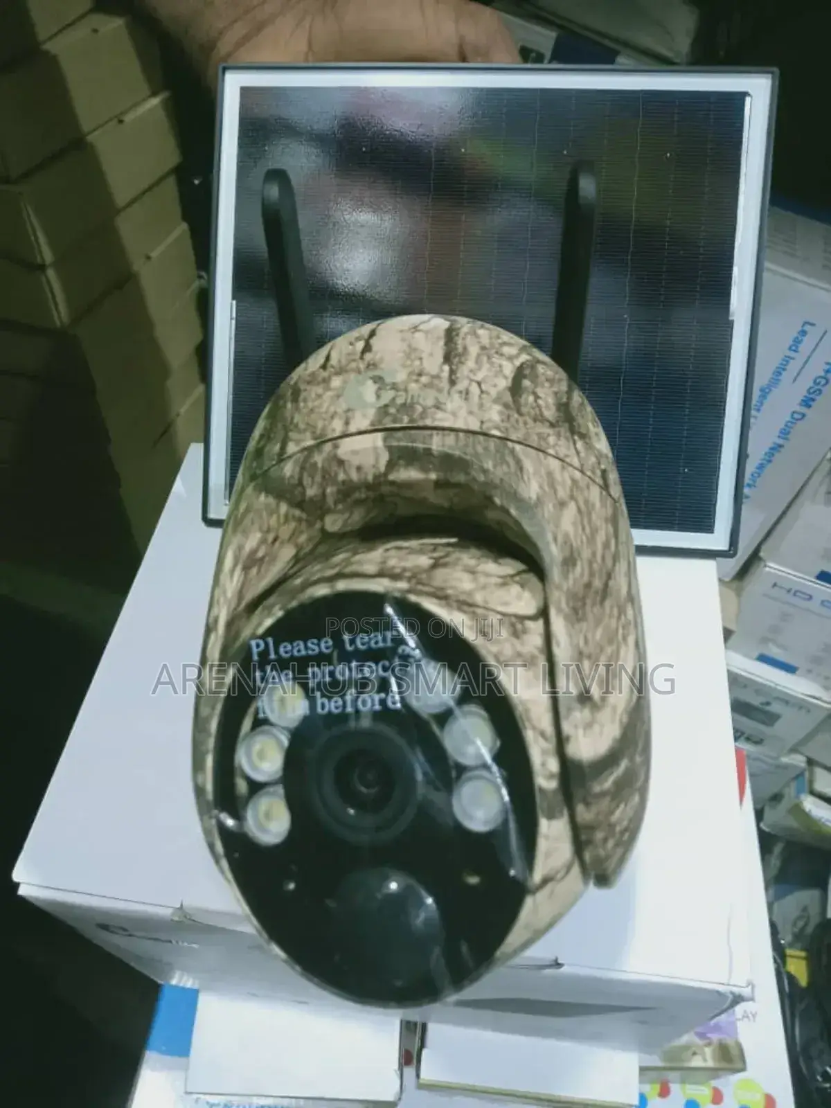 Camouflage Solar Powered Wifi PTZ Cemera