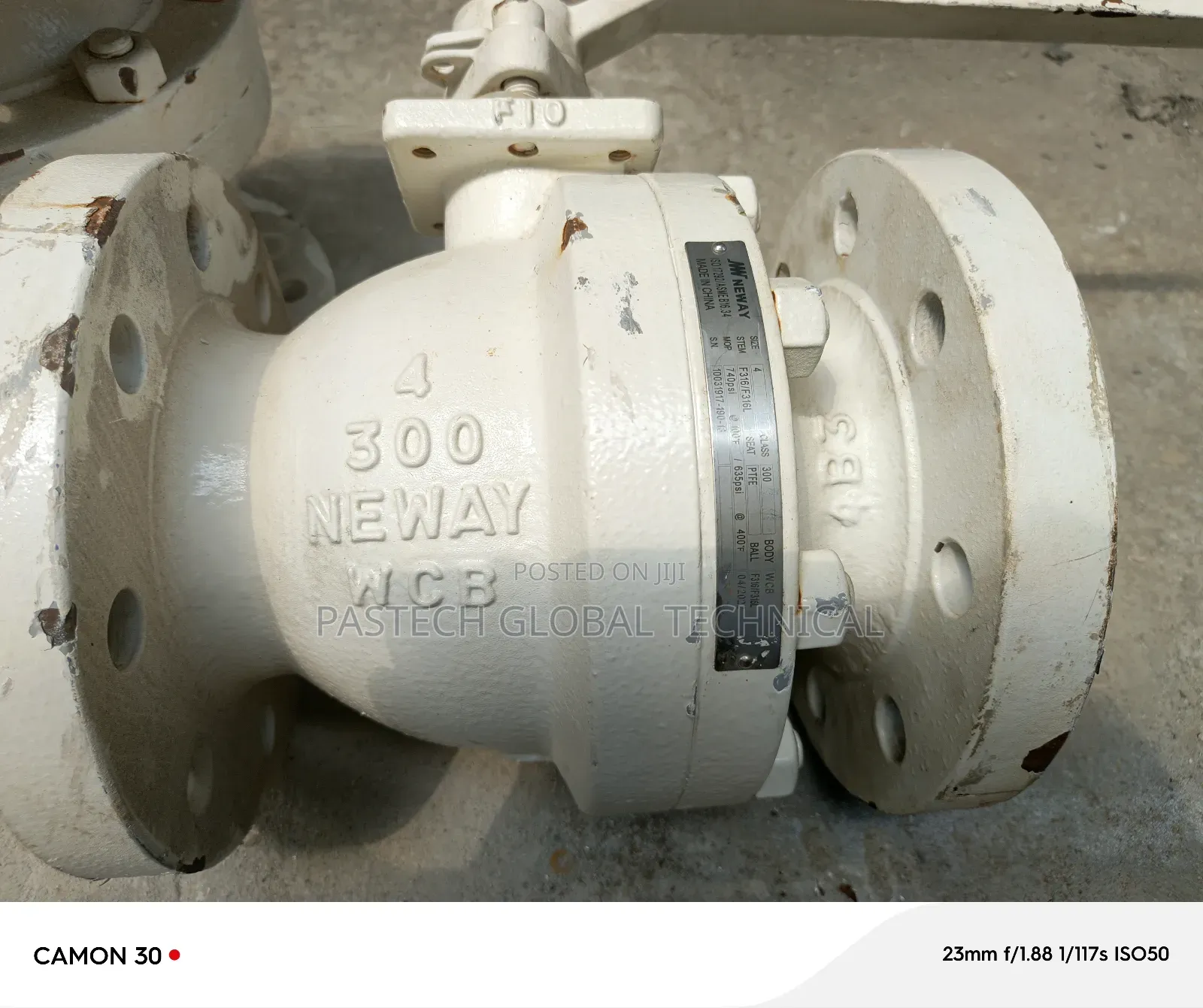4" Ball Valve Class 300