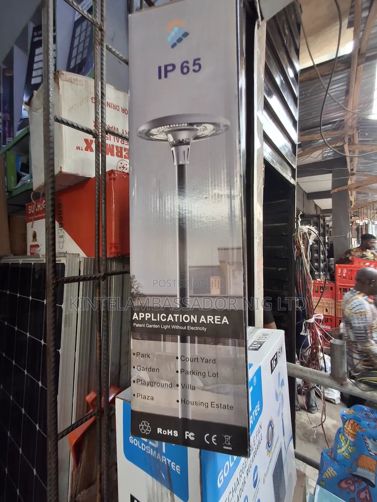 Explorer Warrior Solar Garden Light