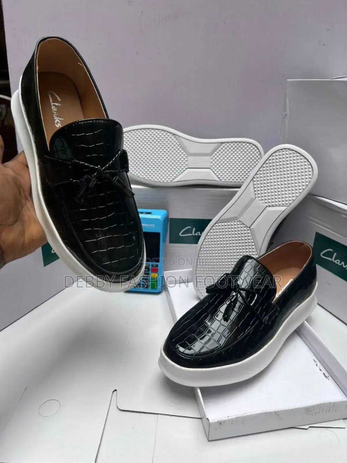 Clarks White Sole Shoe