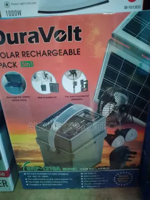 Duravolts Solar Rechargeable Pack