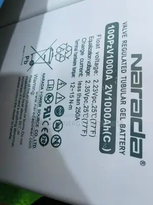 2v 1000ah Narada Solar Battery