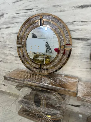 Console and Mirror Set (Chanel Crested)