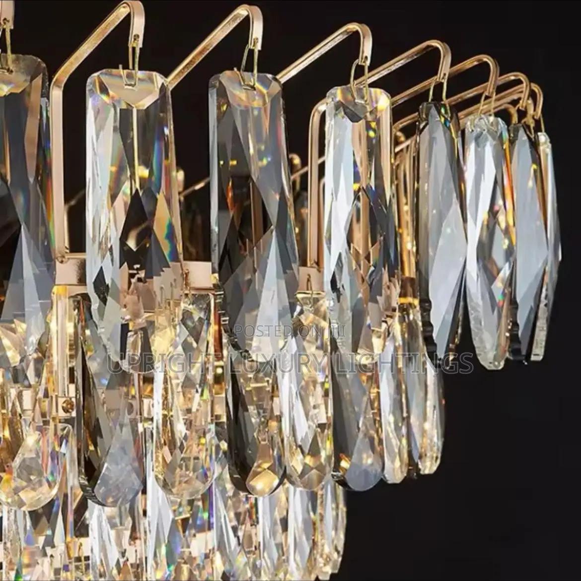 Sharp Chandelier Crystal