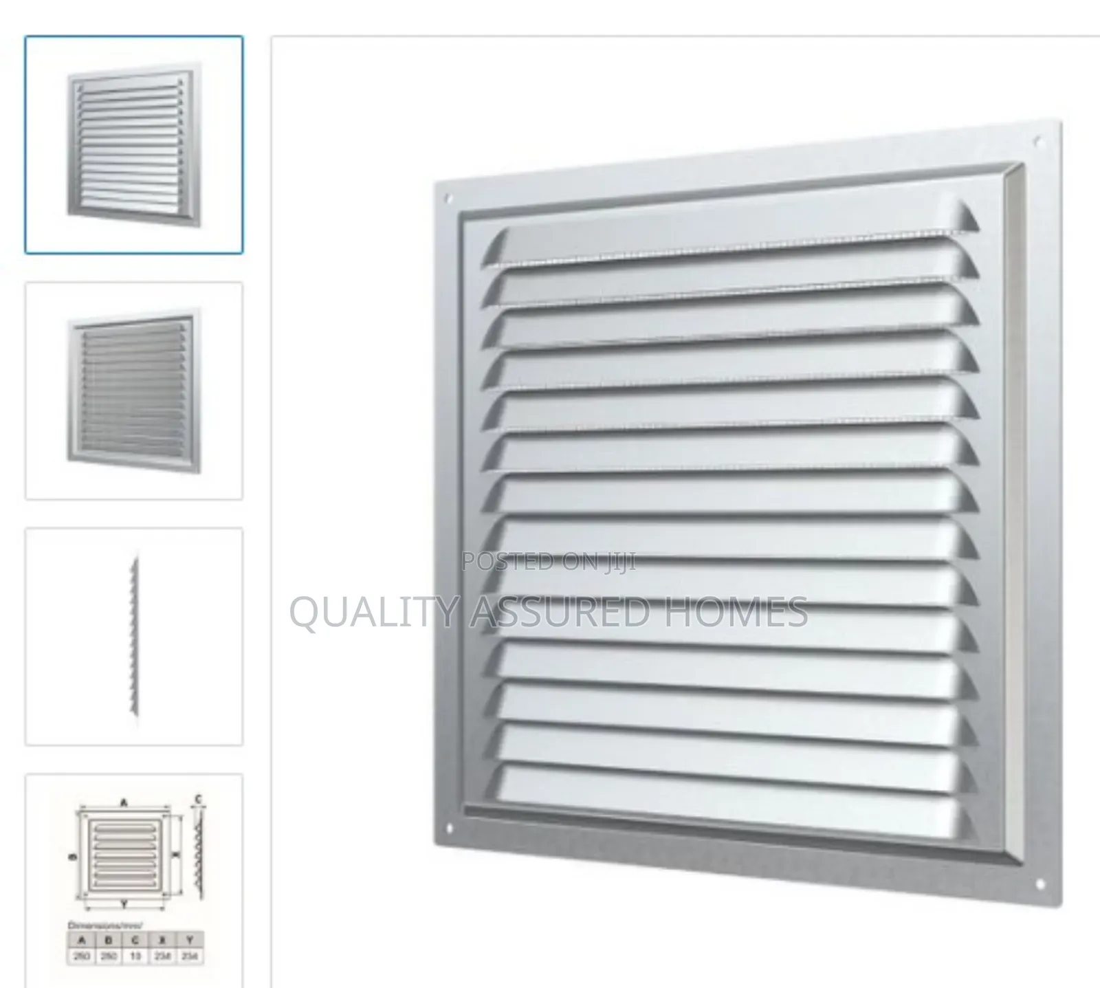 6" Extractor Fan Cover