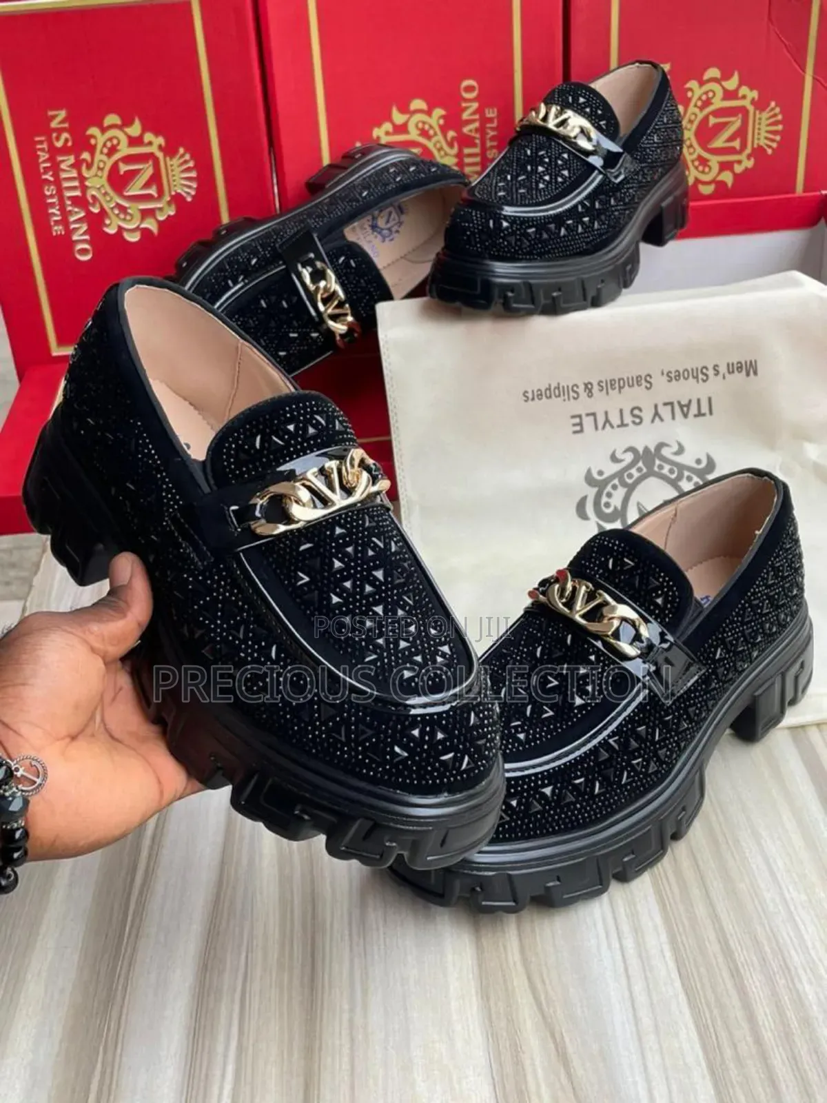 Stoned Double Sole Shoe for Men