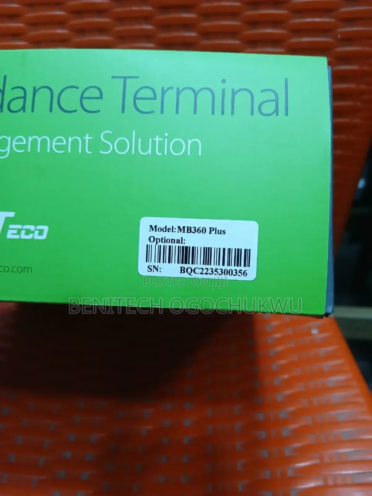 ZKTECO Time and Attendance Terminal
Workforce MGT Solution