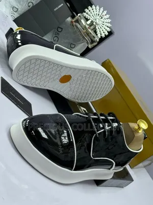Dolce and Gabbana Glossy Leather Shoes