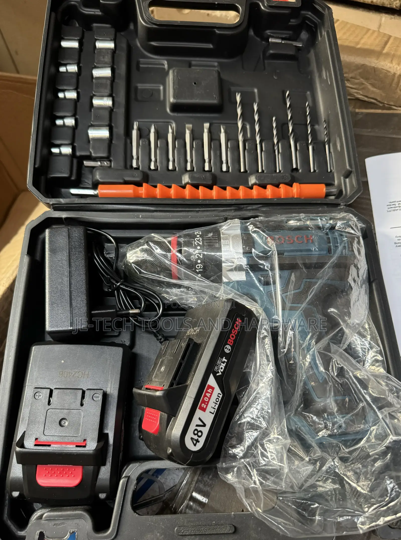 Impact Cordless Drill-48v - 2x Battery