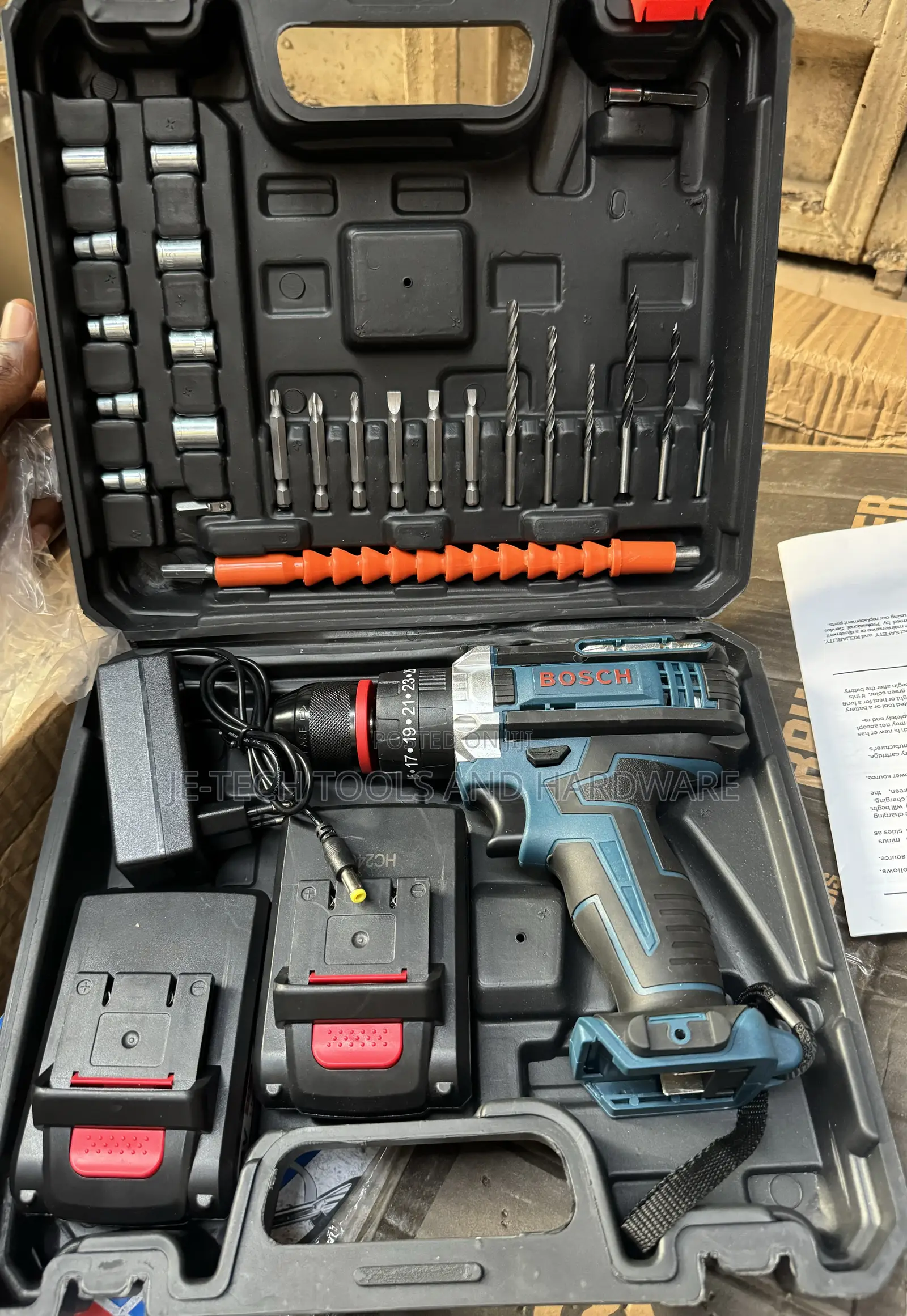 Impact Cordless Drill-48v - 2x Battery