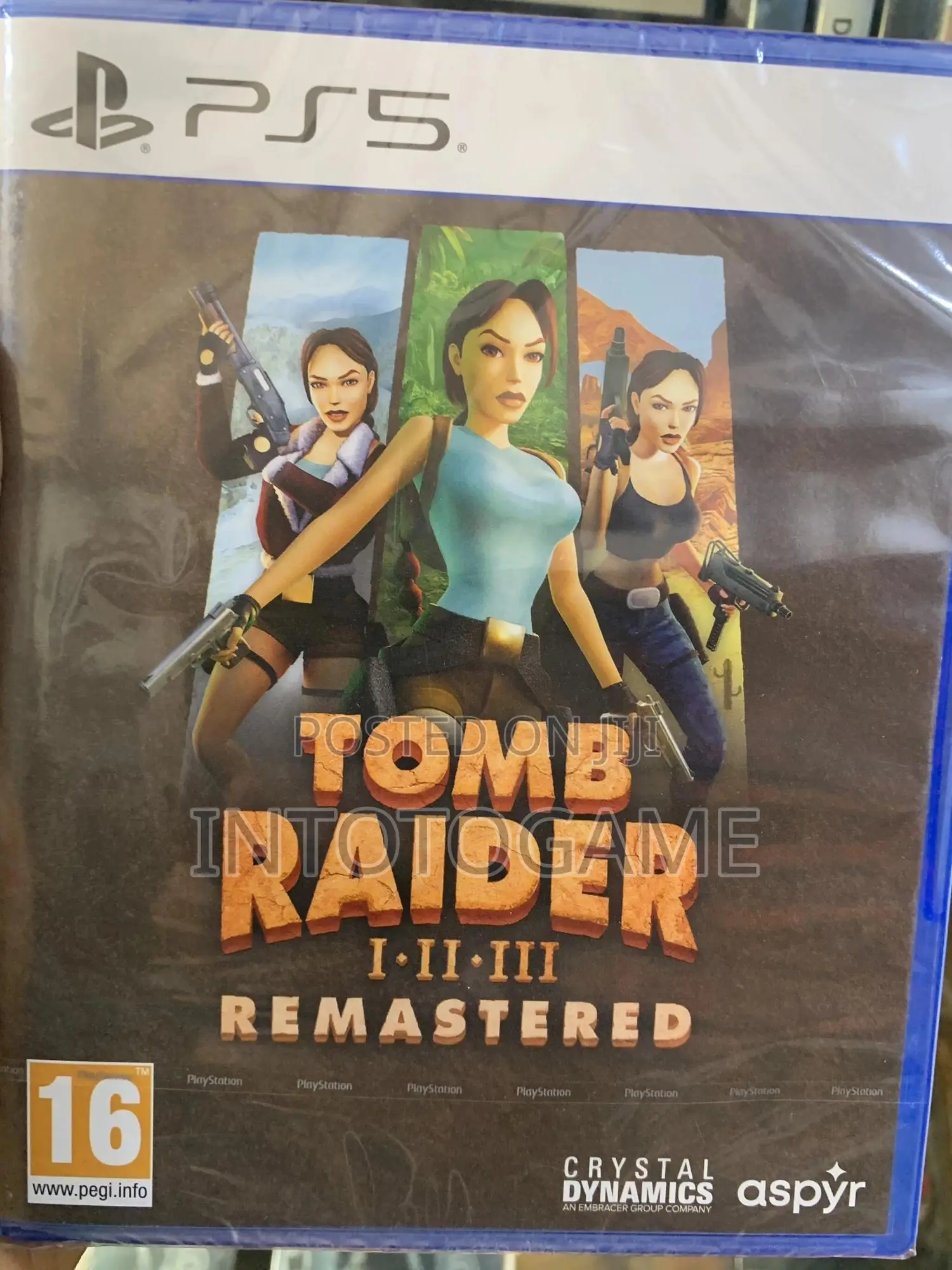 Ps5 Tomb Raider 1,2,3 Remastered