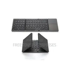 Mini Foldable Bluetooth Wireless Keyboard Touchpad Mouse.