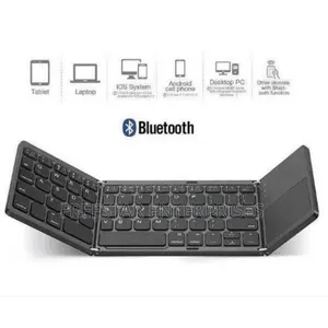 Mini Foldable Bluetooth Wireless Keyboard Touchpad Mouse.