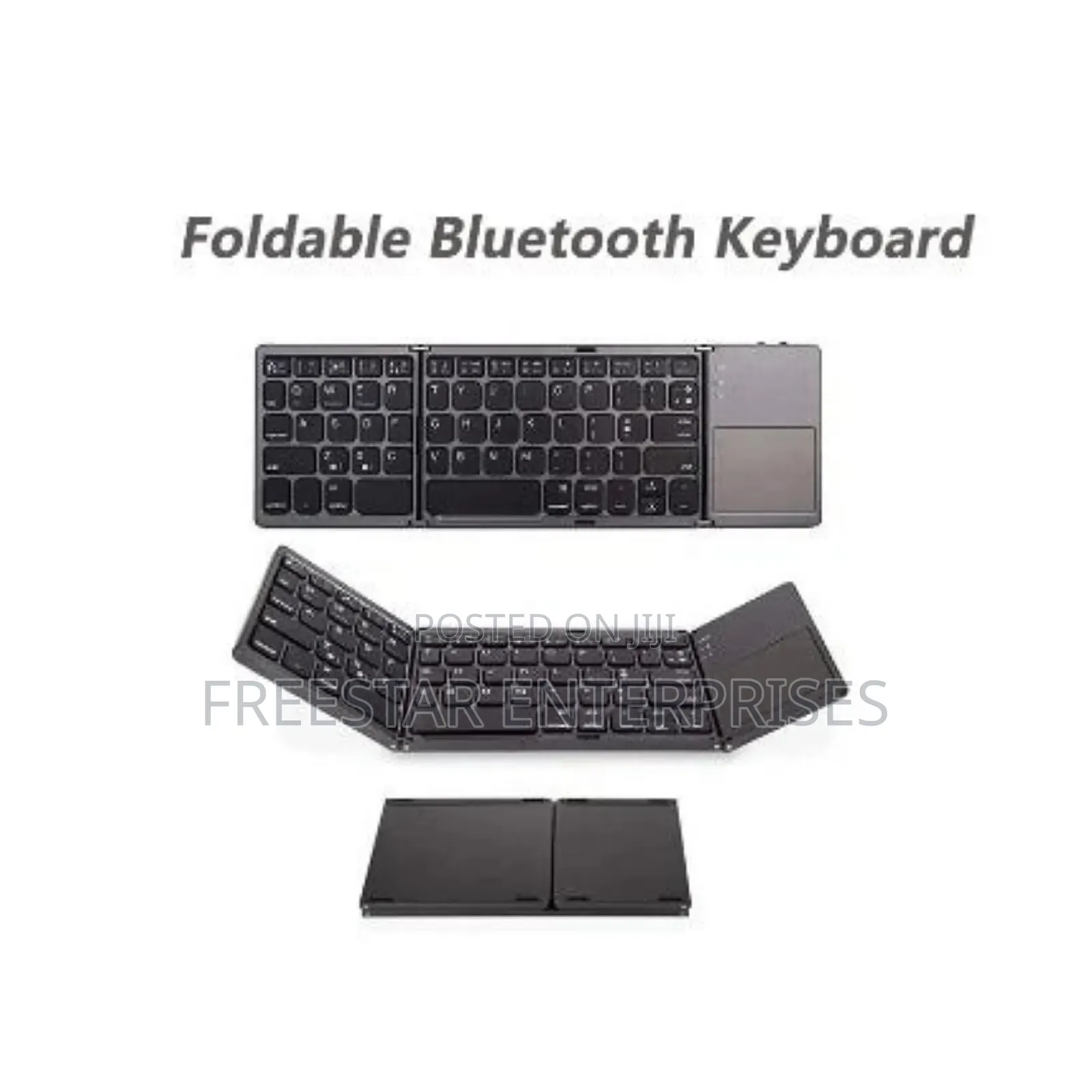 Mini Foldable Bluetooth Wireless Keyboard Touchpad Mouse.