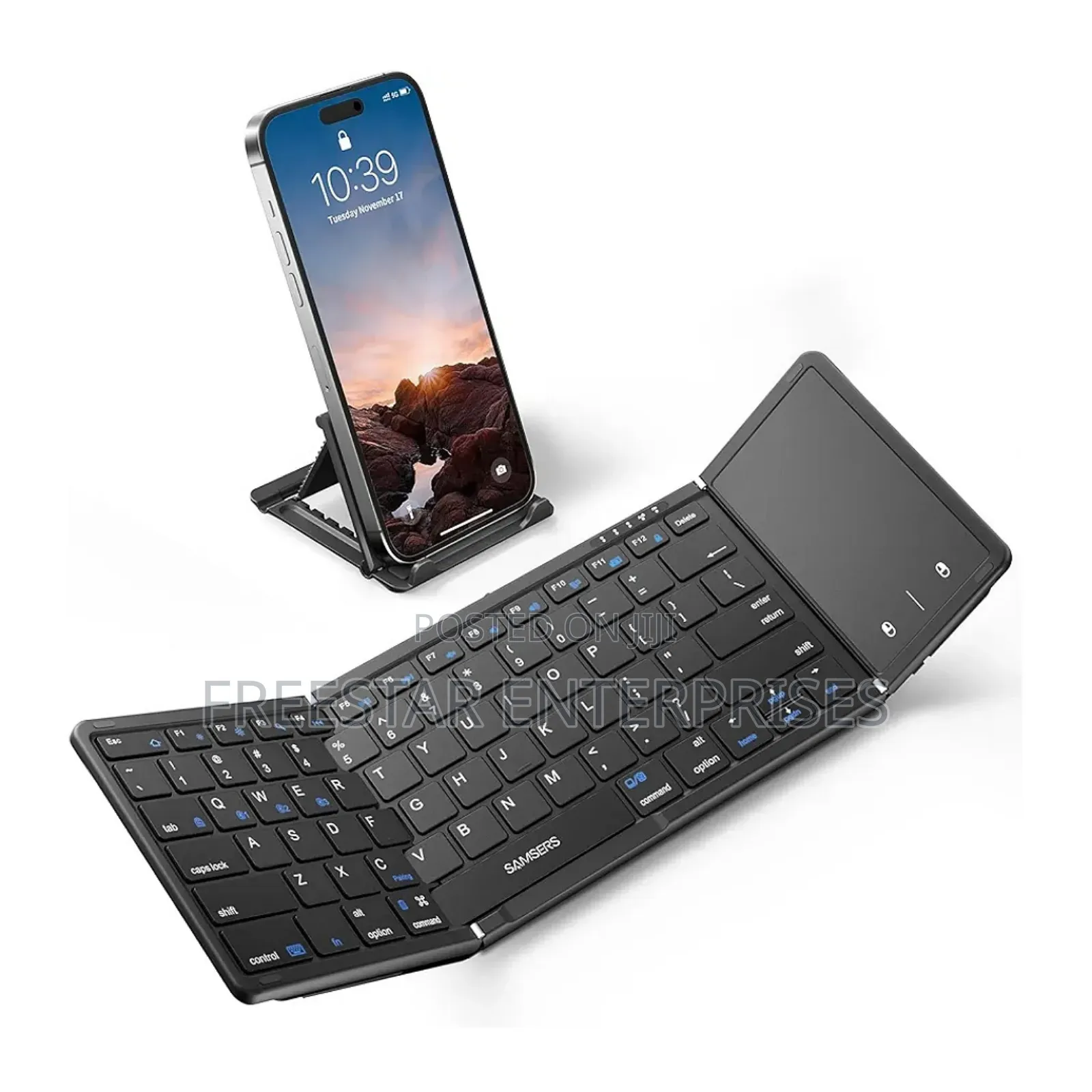 Mini Foldable Bluetooth Wireless Keyboard Touchpad Mouse.