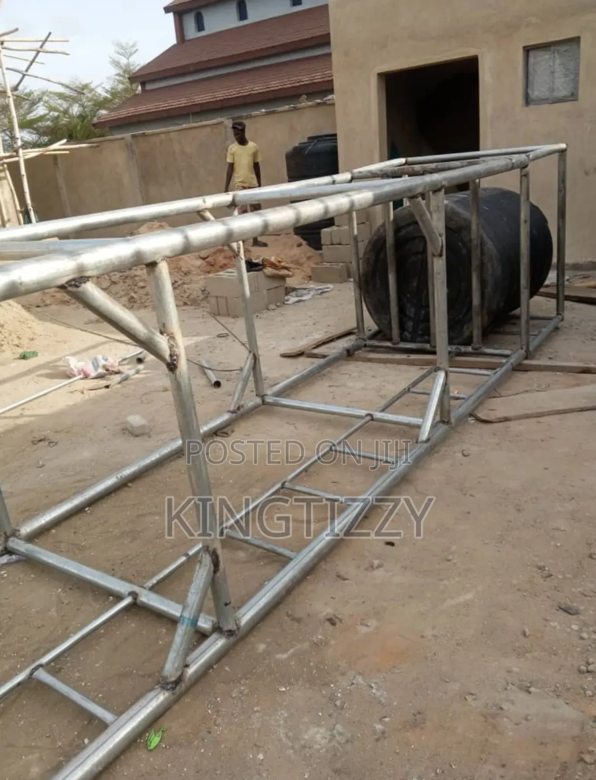 Galvanized Water Tank Stand