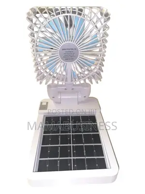 Double Head Solar Charging Fan
