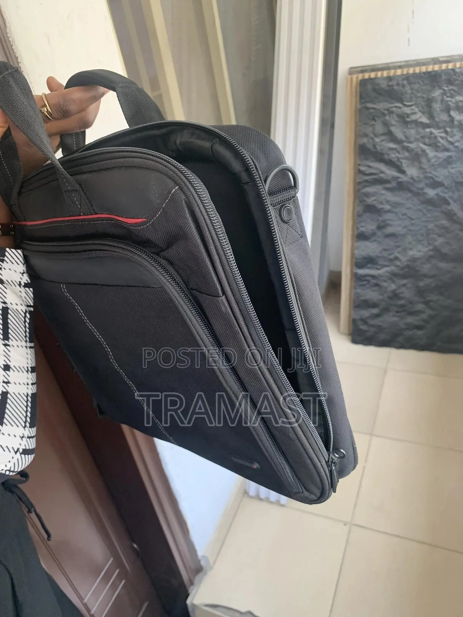 Black Slim Design Seminar Bag