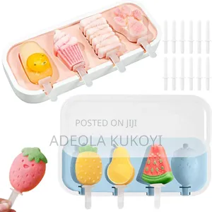 Long Plastic Popsicles Mould - 5pcs