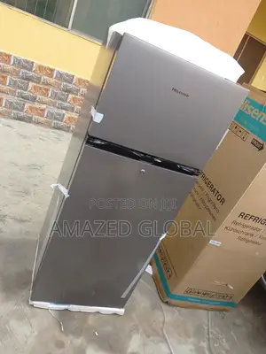 The New in Hisense (SILVER) Double Door Refrigerator