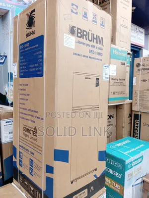 Bruhm 195l Double Door Refrigerator