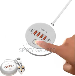 Multifunction LED Touch USB Type C Charging Station
