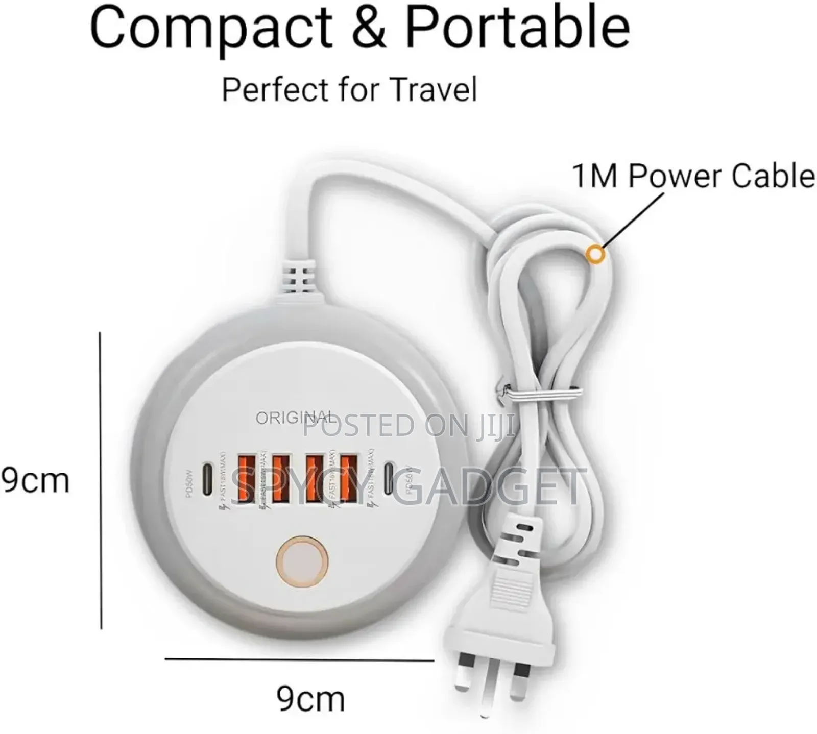 Multifunction LED Touch USB Type C Charging Station