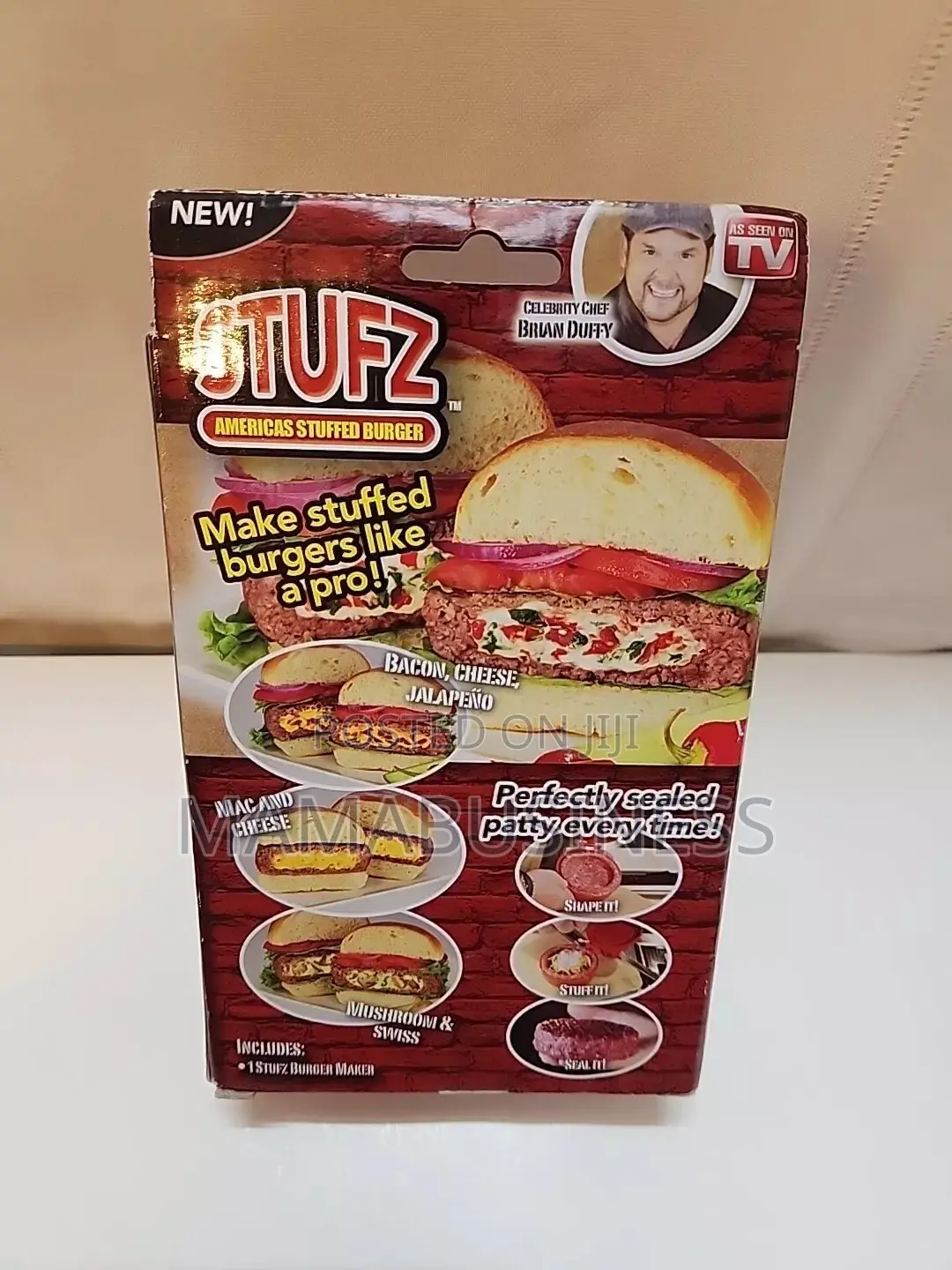 Stufz Hamburger Maker Boxed