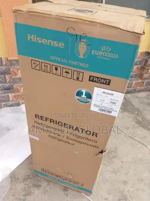 The New in Hisense Double Door Fridge (Silver-Ref205dr)