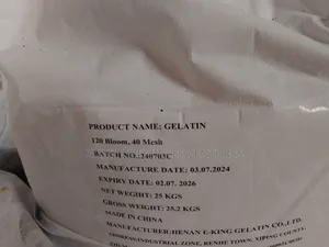 Gelatin 120bloom/180bloom
