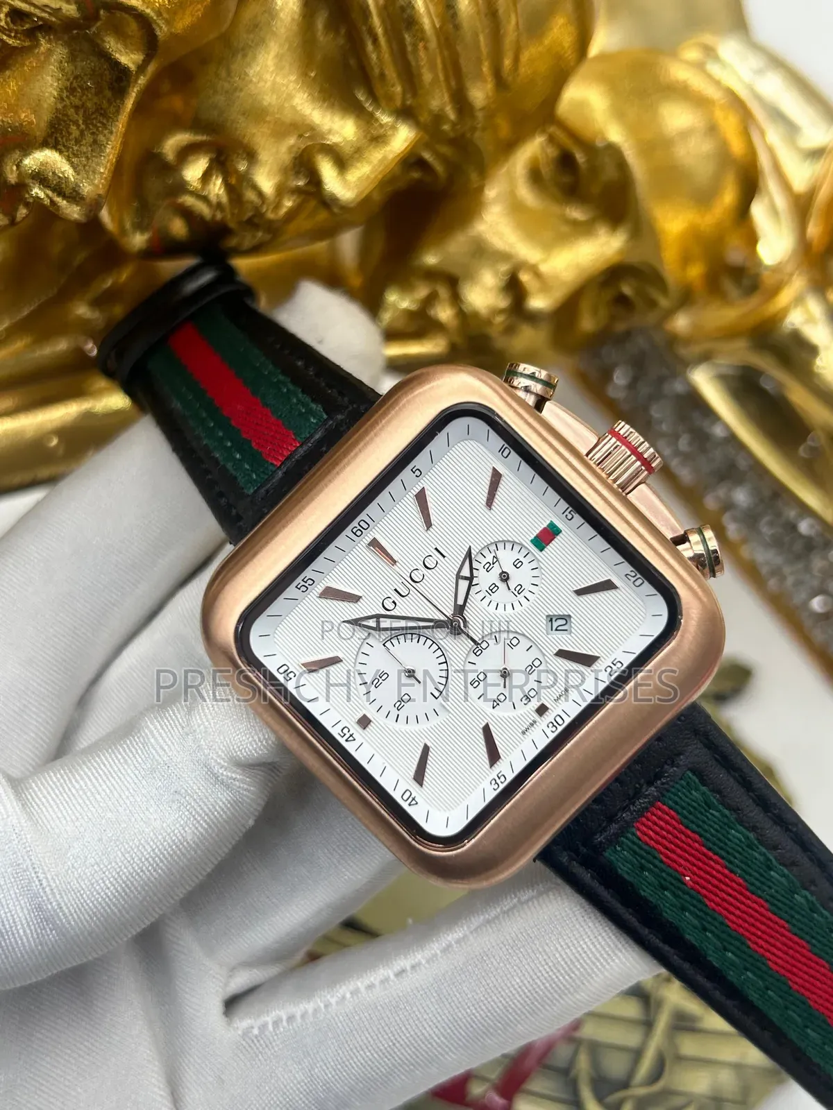Gucci Luxury Watch
With Chronograph