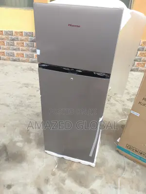 The New Hisense Double Door Refrigerator + Stabilizer Free