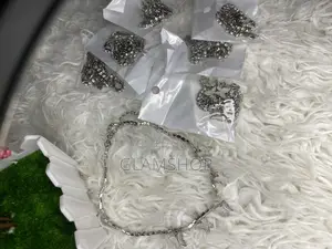 Sliver Butterfly Linked Chain Necklace