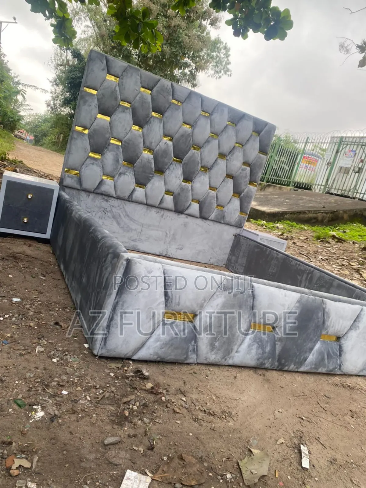 6 by 6 Padded Bedframe
