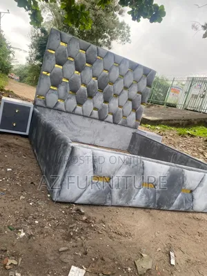 6 by 6 Padded Bedframe
