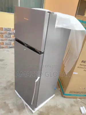 Brand New Hisense Super Cooling Double Door Fridge(Silver)