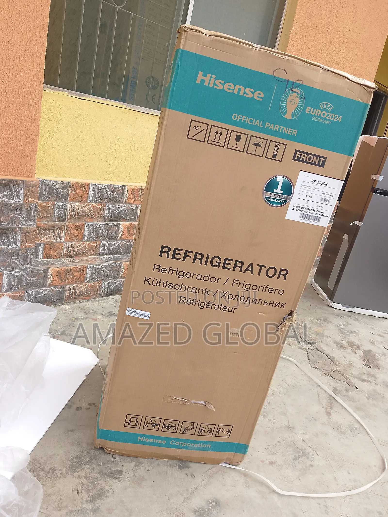 Quality Hisense Compact Double Door Refrigerator(Ref205dr)