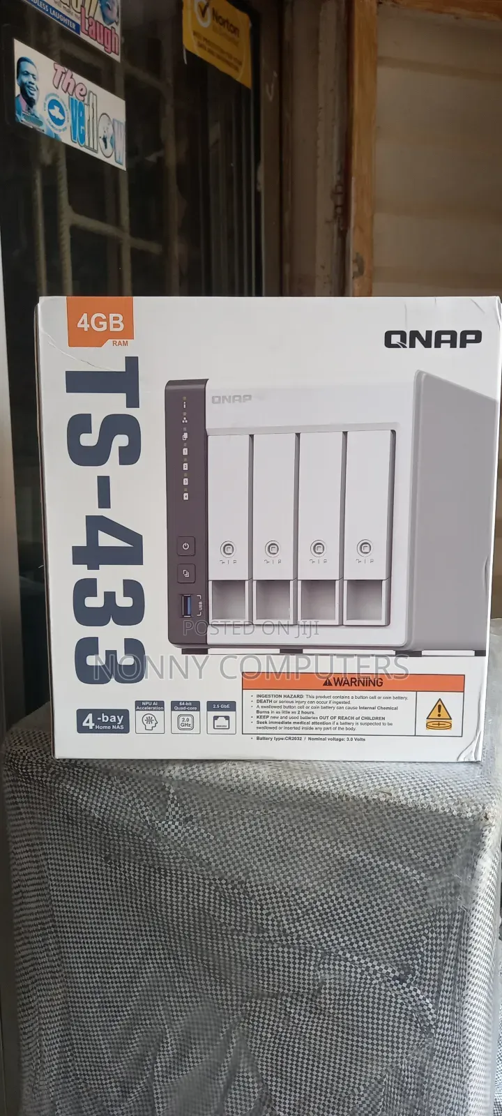 Qnap Ts-433, 4 Bay Home and Office Nas
