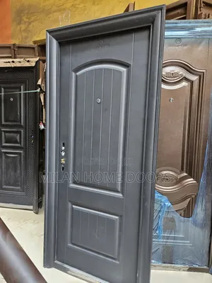 900m by 2.1m Black Watson Steel Security Door