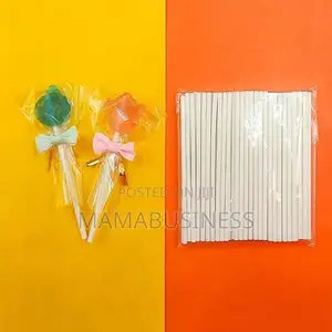 10cm Lollipop Sticks for Candy, Cake Pop, Chocolate - 100pcs