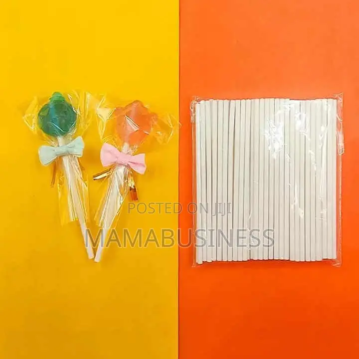 10cm Lollipop Sticks for Candy, Cake Pop, Chocolate - 100pcs
