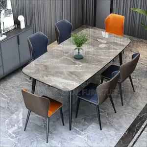 Marble Top Dining Table
