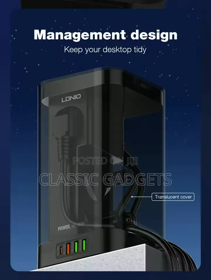 Ldnio Tower Multi Power Strips 2500w Extension Power Socket