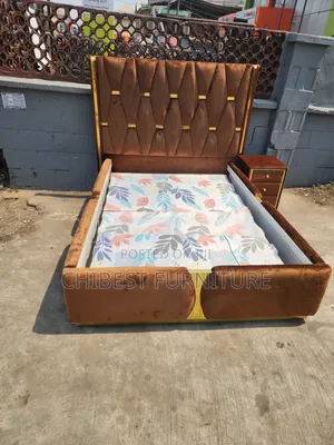 Classic Four and Half Bed Frame With Side Drawer