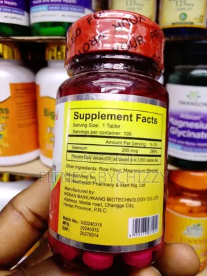Healthpath Natural Selenium 200mcg X 100 Tablets
