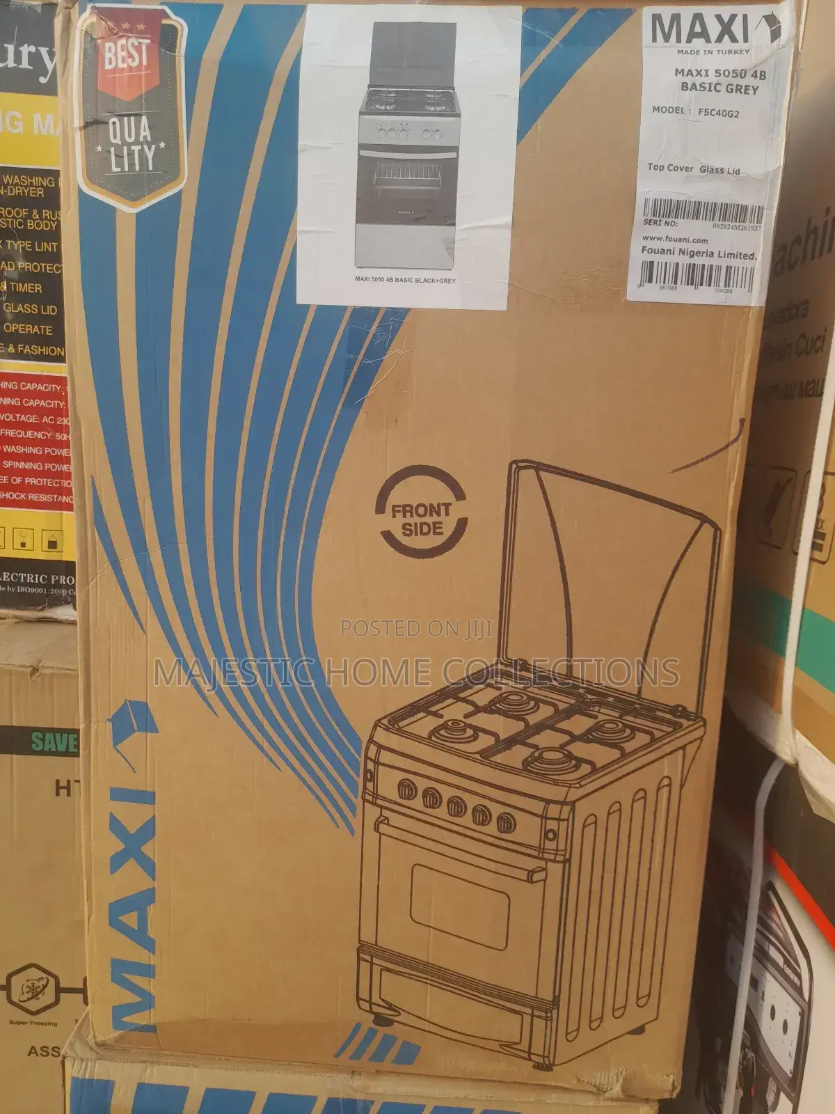 Maxi 4 Burner Gas Cooker