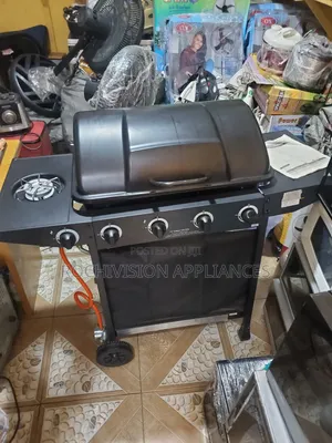 Brand New 4 Burner Gas BBQ With Side Stove