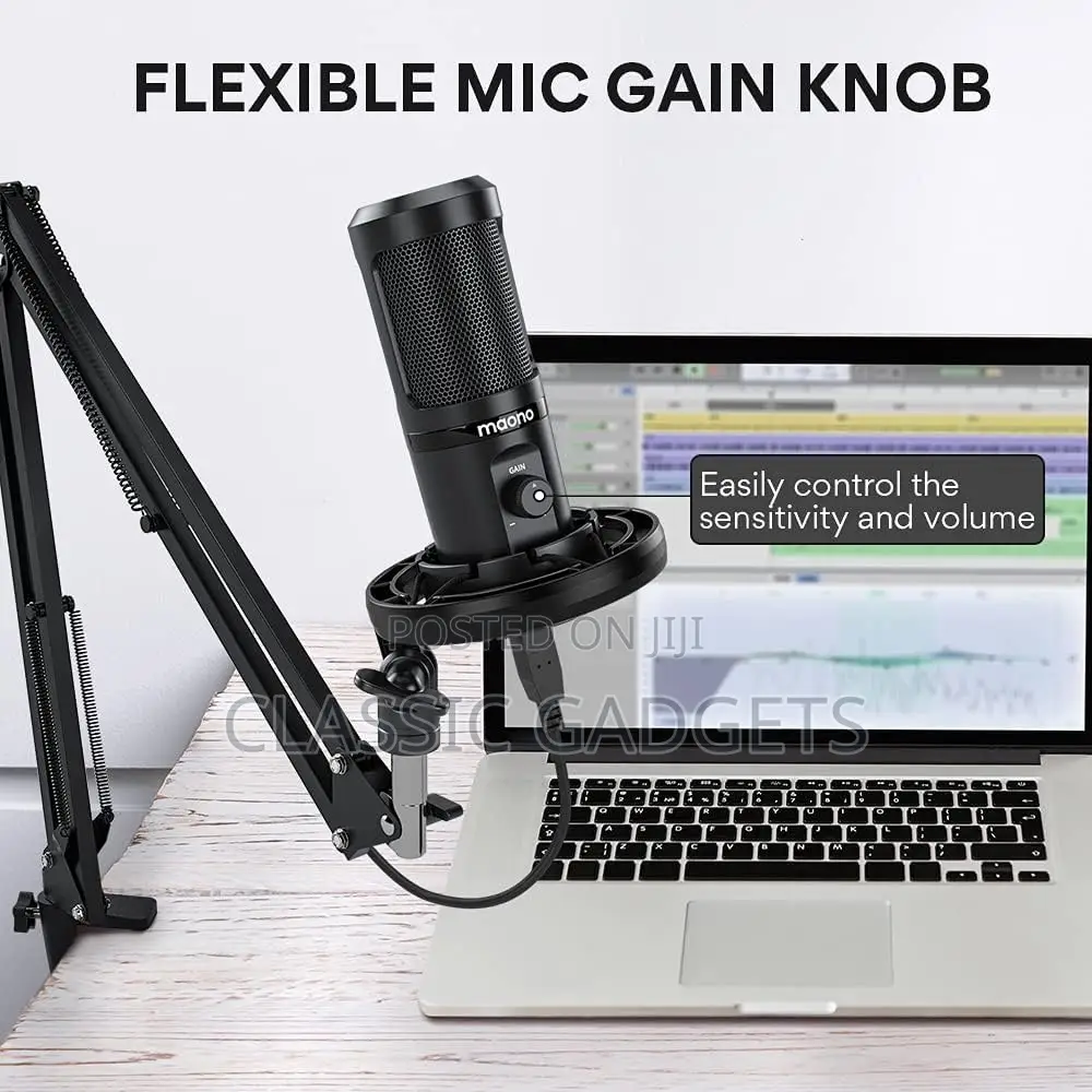 MAONO AU-PM461S Podcast PC Computer Condenser Microphone